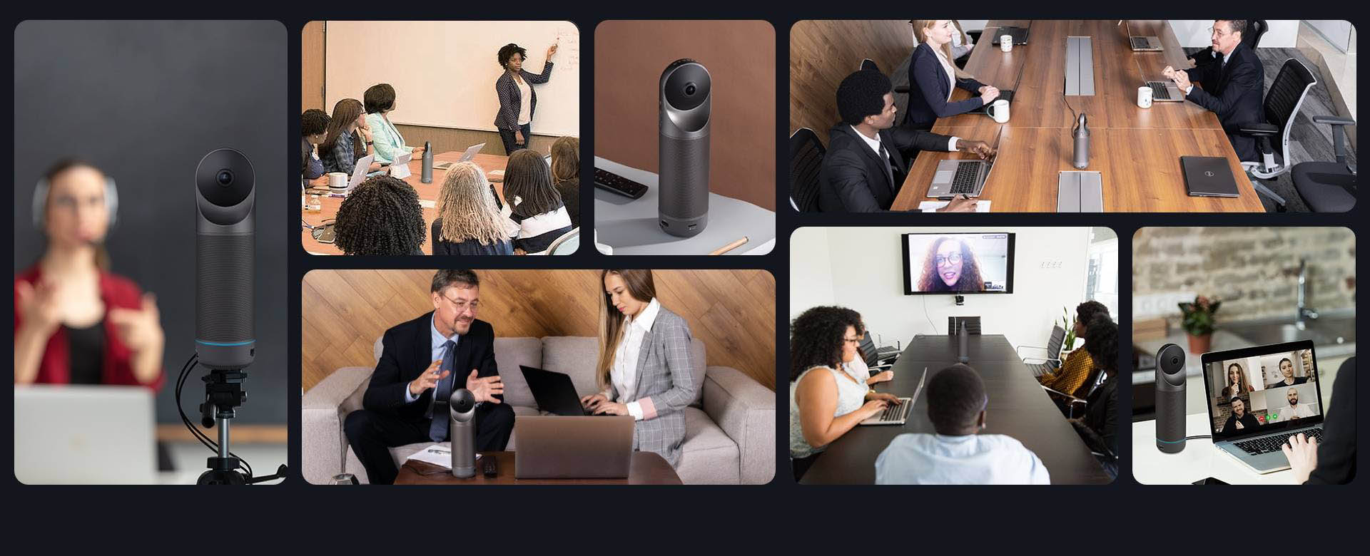Camara de videoconferencia KANDAO Meeting Pro 360º Full HD - CAMPUSPDI -  Tecnologia e innovación para la formación